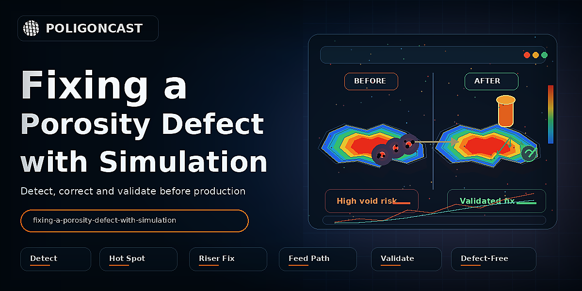 Fixing a Porosity Defect with Simulation | Casting Defect Resolution ...